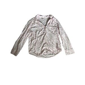 Victoria Secret 2 Piece Pink And White Stripe Pj Set Size M Classic Barbiecore